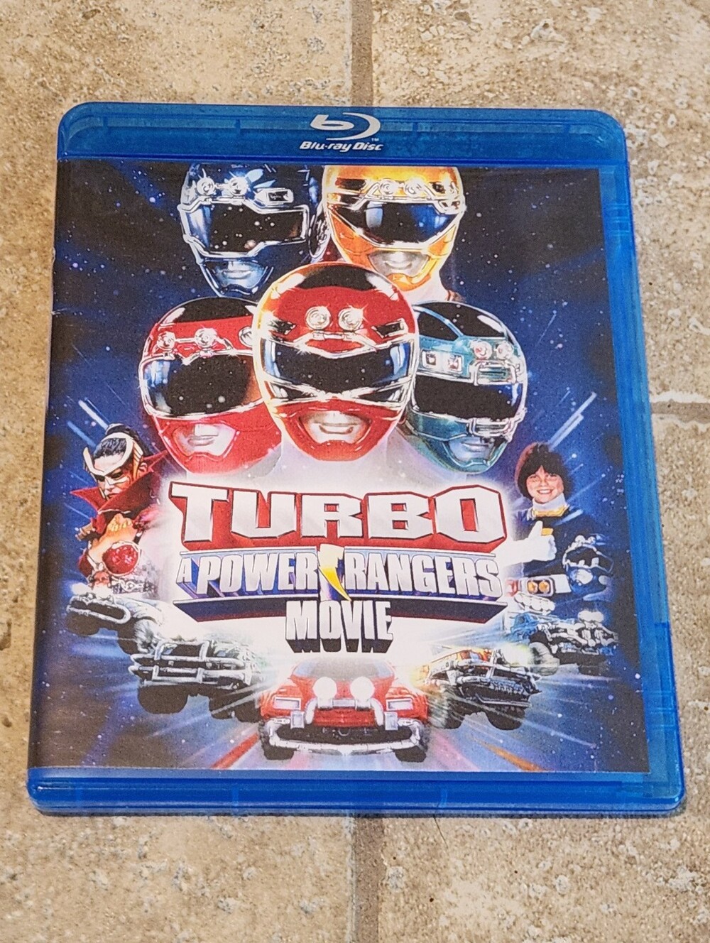 Turbo: A Power Rangers Movie Blu-ray - Red/Blue Cover